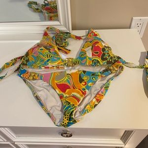 Trina Turk Bikini - Size 8 Bottom Size 10 Top